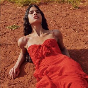 Alessandra Rich red dress